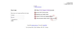 Desktop Screenshot of d3avportal.opencrm.co.uk